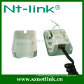 Single port for rj45 keystone jack surface box